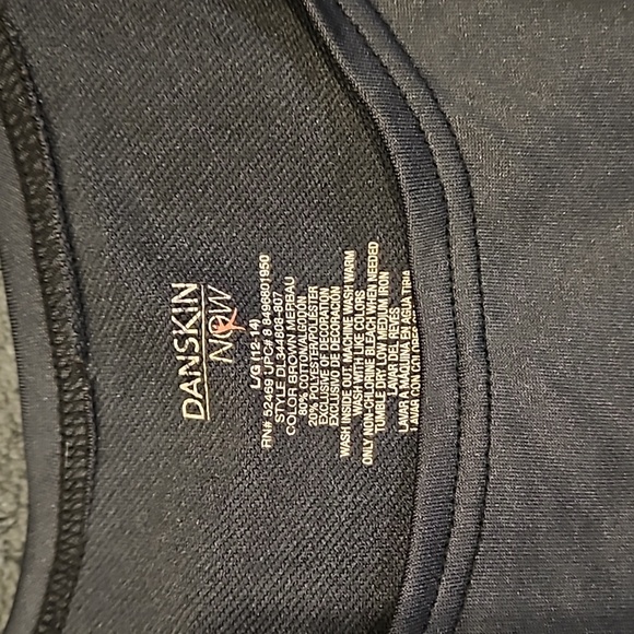 DANSKIN NOW Long Sleeve Thermal Shirt sz Large - Picture 3 of 3